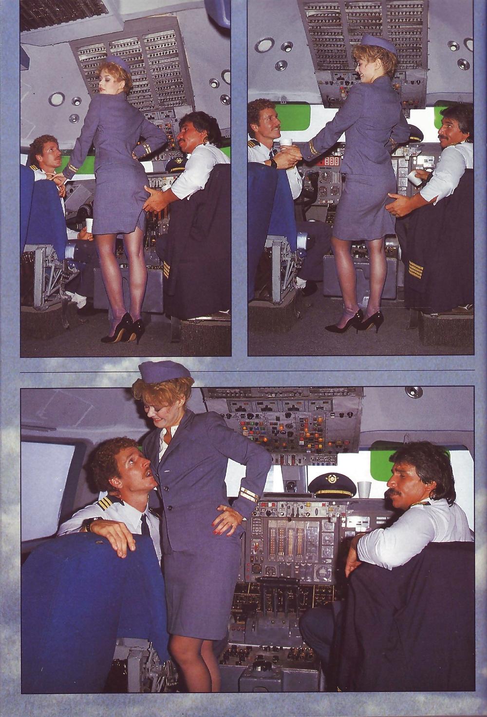 25P Stewardess sex-fligh