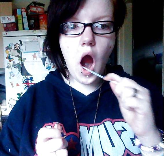 11P Chubby Big Tit Emo Slut (degrading comments welcome)