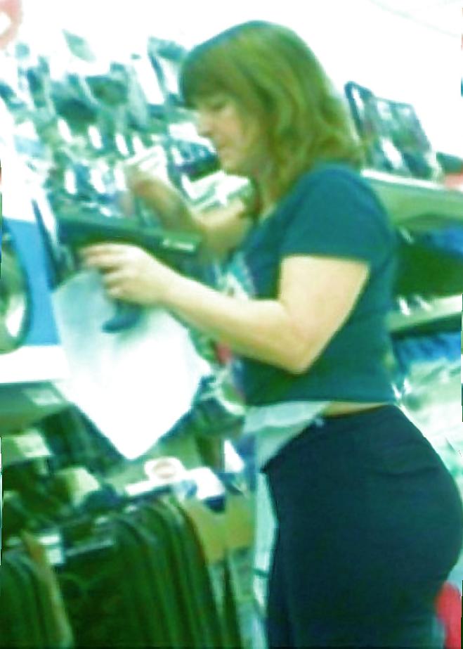 10P Milf co worker with big ass in tight trousers and jeans