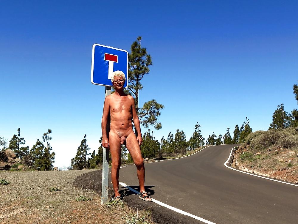 17P Naked on the street