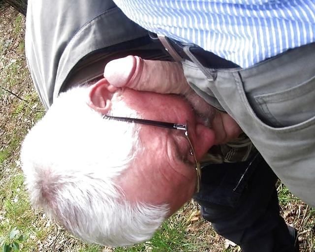 25P Grandpa loves to eat cum