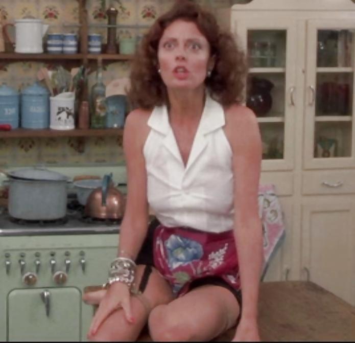 11P Susan Sarandon Stockings and Garters