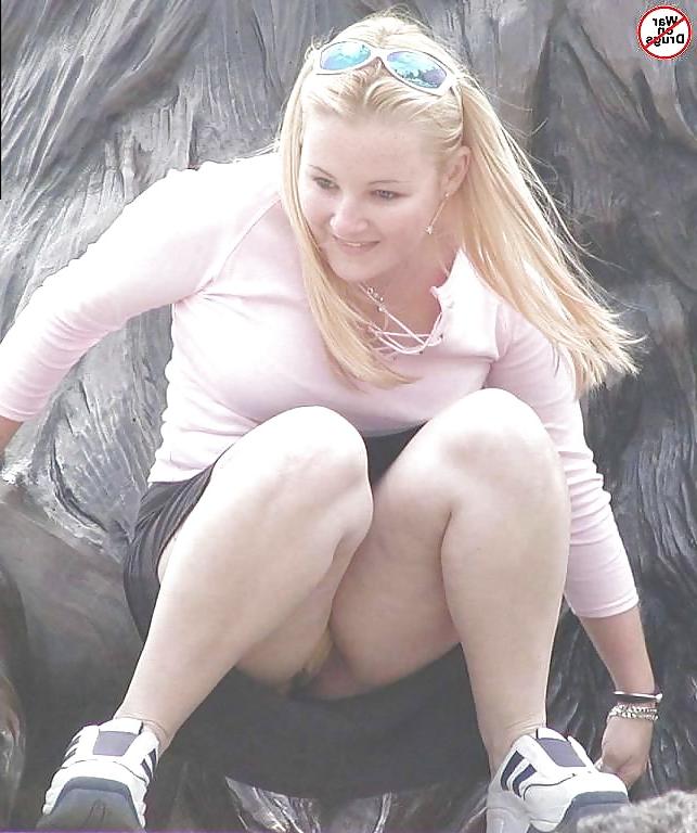15P Upskirt street candid part 10