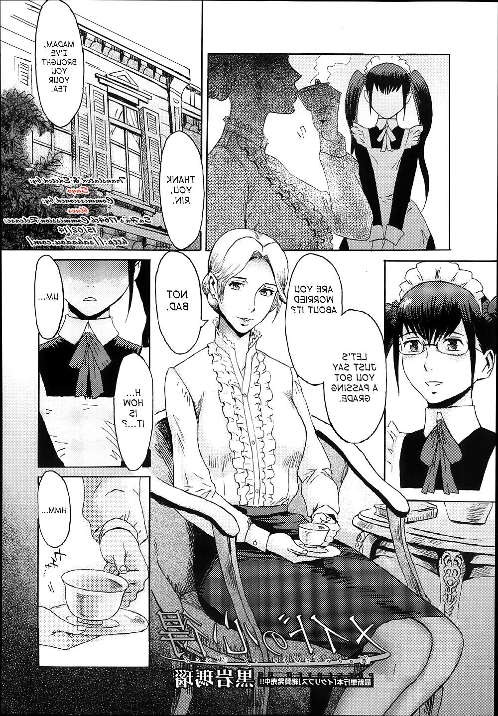 24P Femdom - Kuroiwa Menou - Knowledge of Maid (English)
