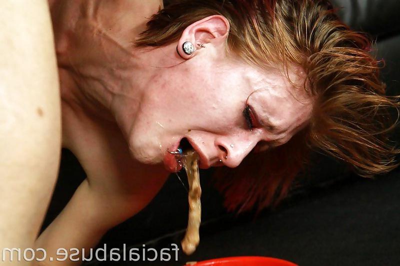 15P Emo Slut Face Fucked