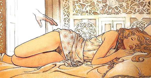 25P Favourite Milo Manara Erotic Toons