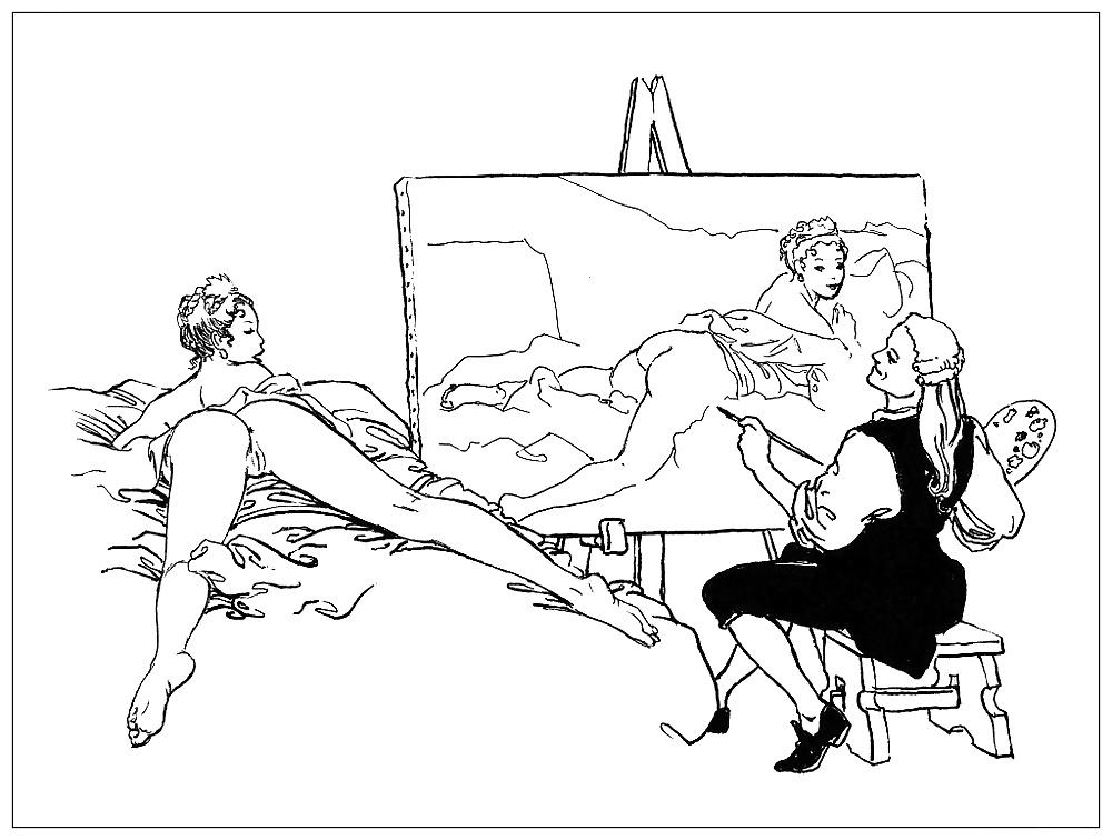 25P Favourite Milo Manara Erotic Toons