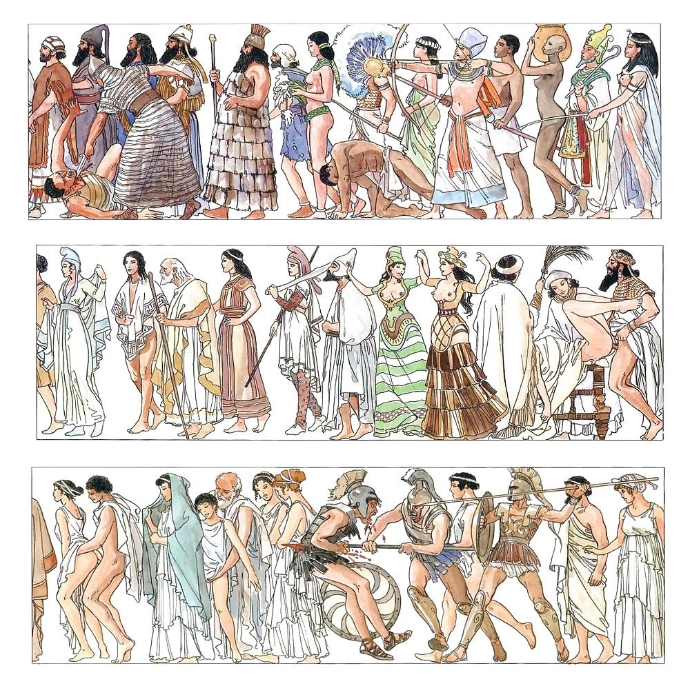 25P Favourite Milo Manara Erotic Toons