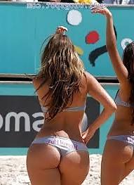 17P Volleyball booty