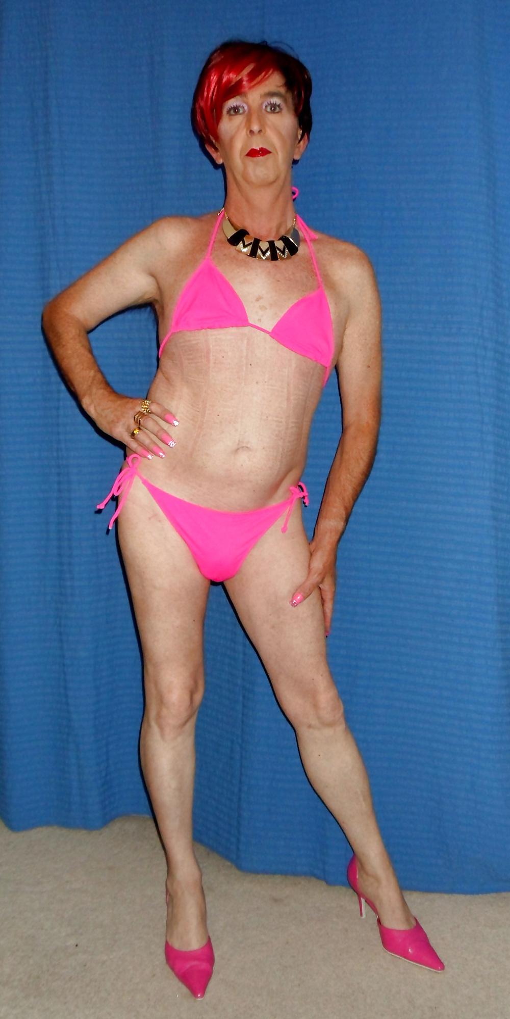 11P Master's Faggot In Her Bikini
