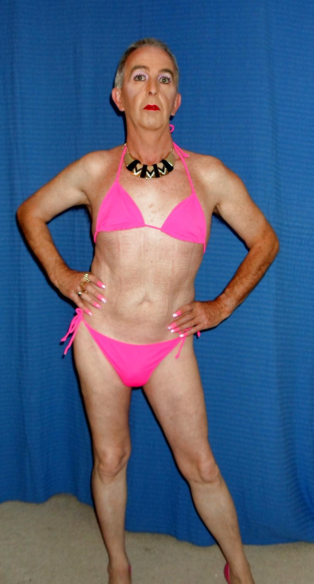 11P Master's Faggot In Her Bikini