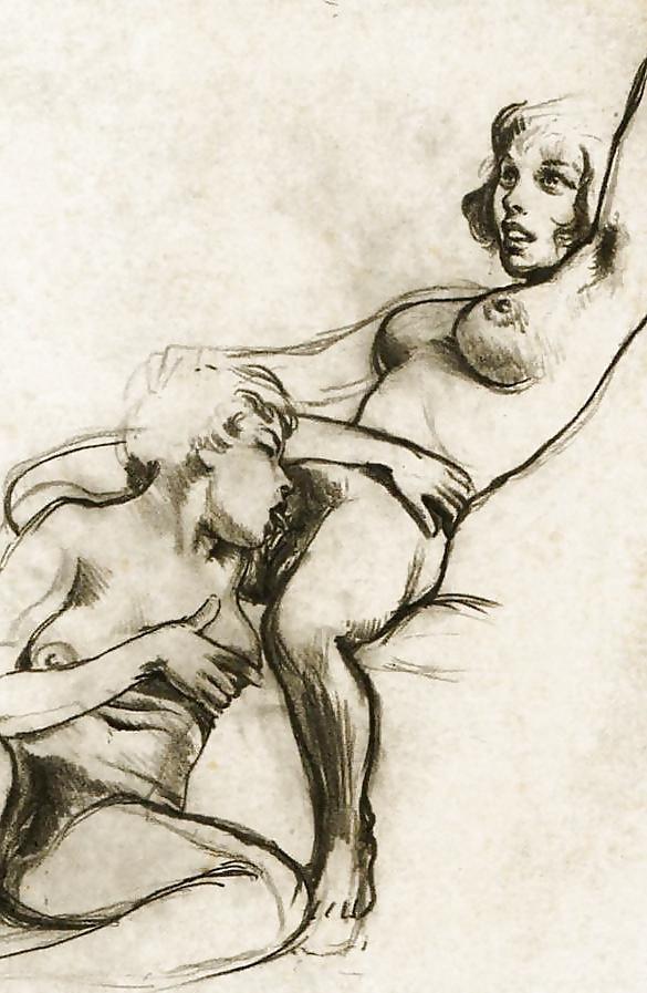 25P Erotic Drawings by Tom Poulton