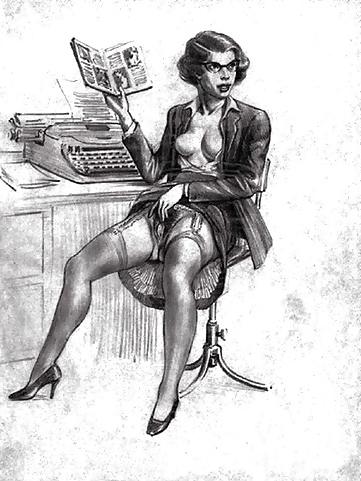 25P Erotic Drawings by Tom Poulton