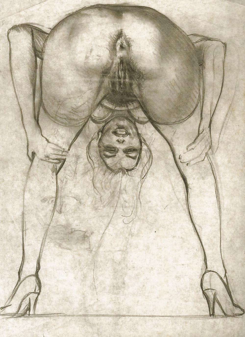 25P Erotic Drawings by Tom Poulton