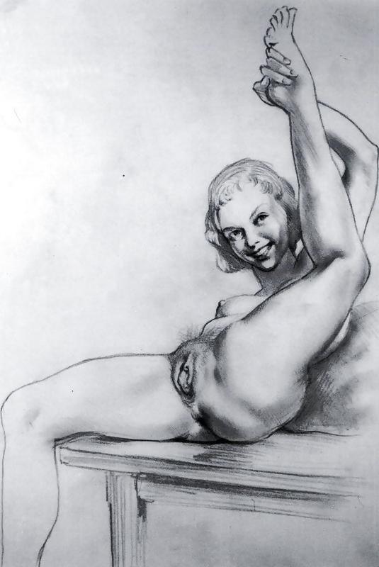 25P Erotic Drawings by Tom Poulton