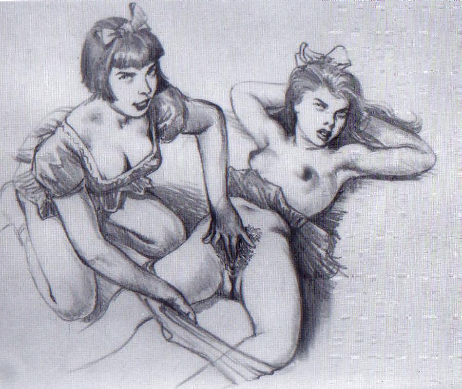 25P Erotic Drawings by Tom Poulton