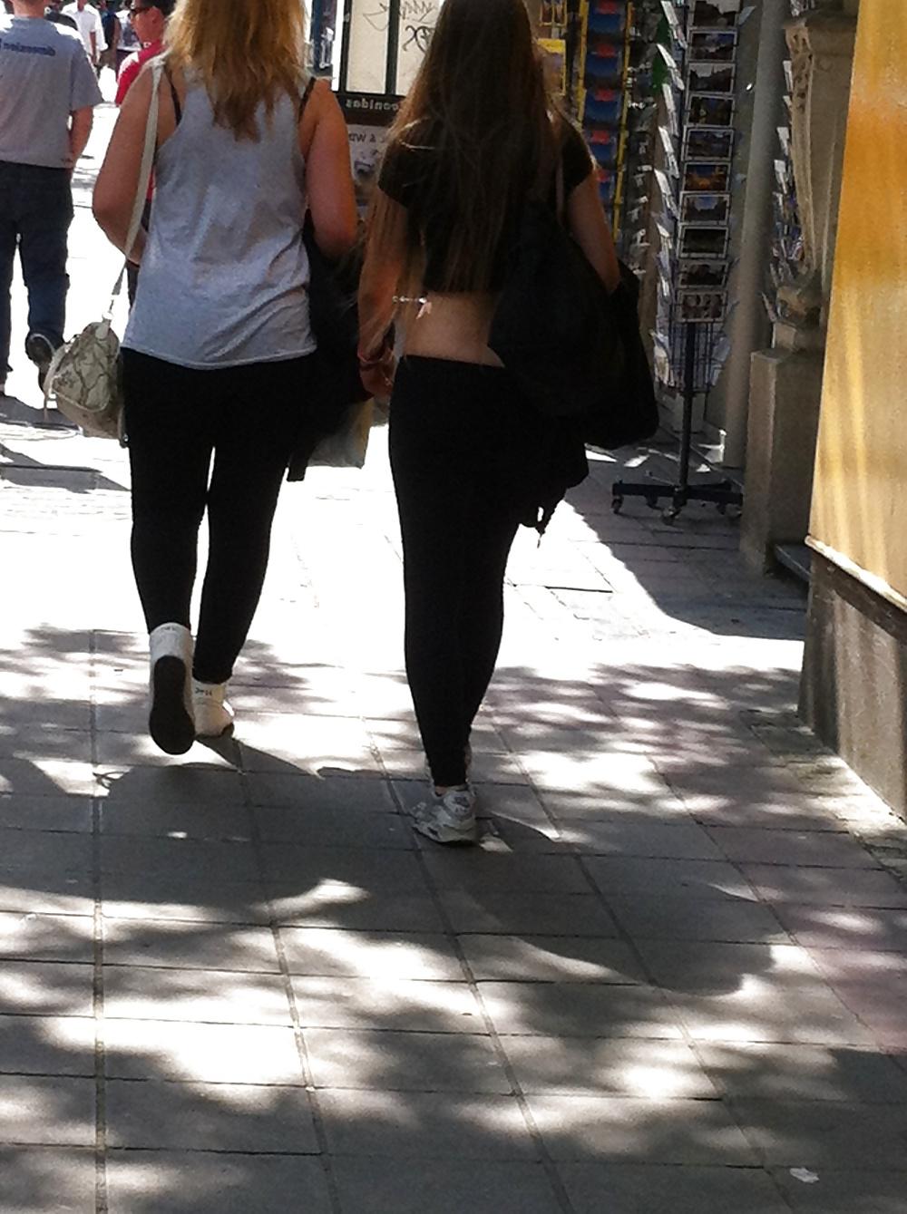 6P Teen sluts walking down the street