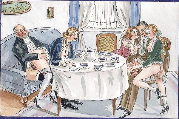 25P Vintage Erotic Drawings 7