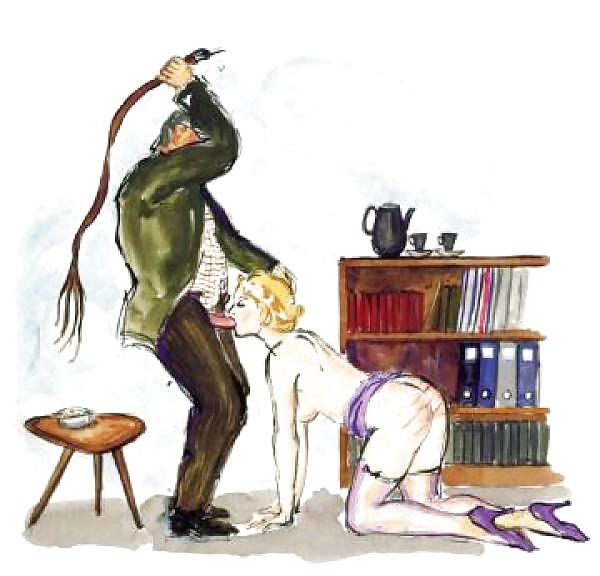 25P Vintage Erotic Drawings 7
