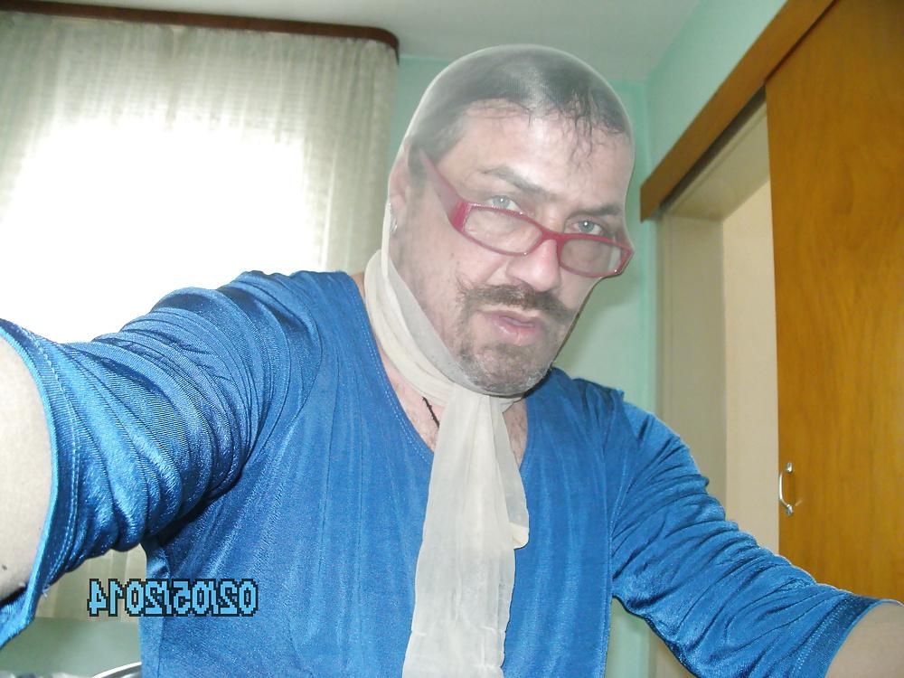 15P New Crossdresser Fun Nylon