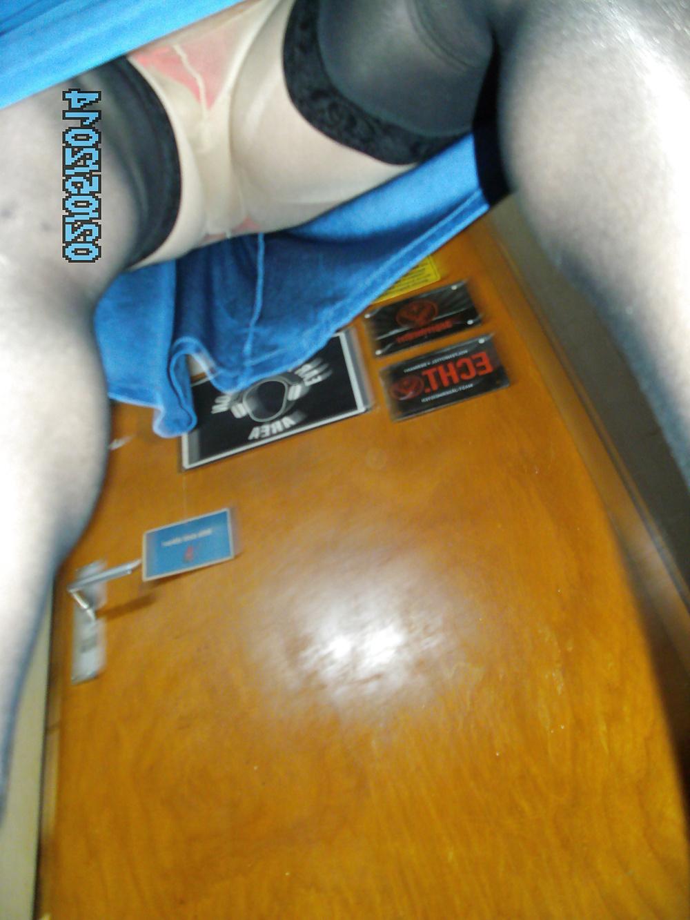 15P New Crossdresser Fun Nylon