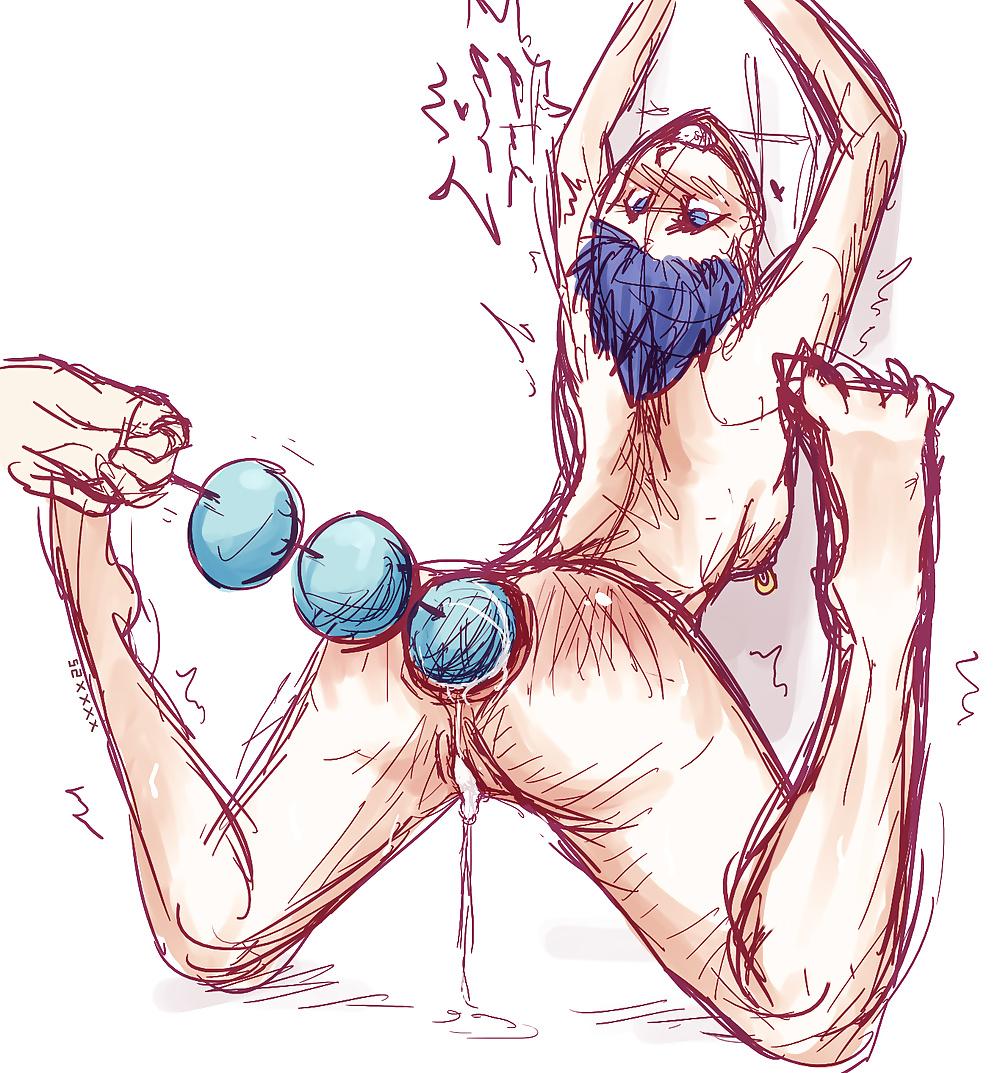 14P Cartoons Anal Beads Part II