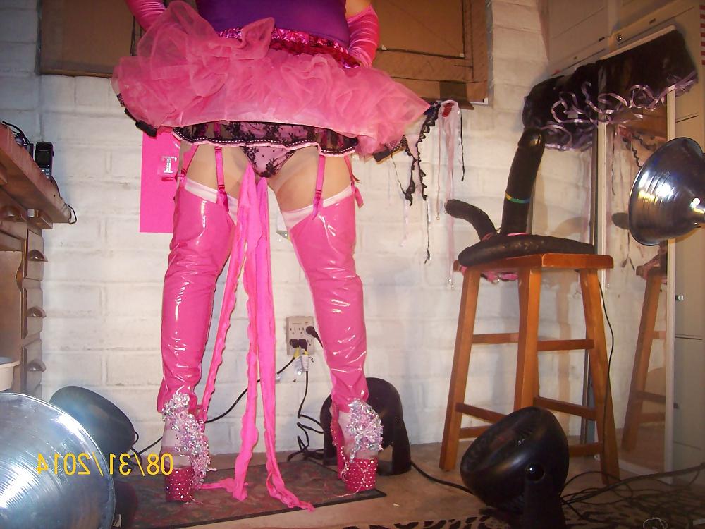 17P Tgirl BBC slut teases her Black Stud Bruce's BBC rock hard