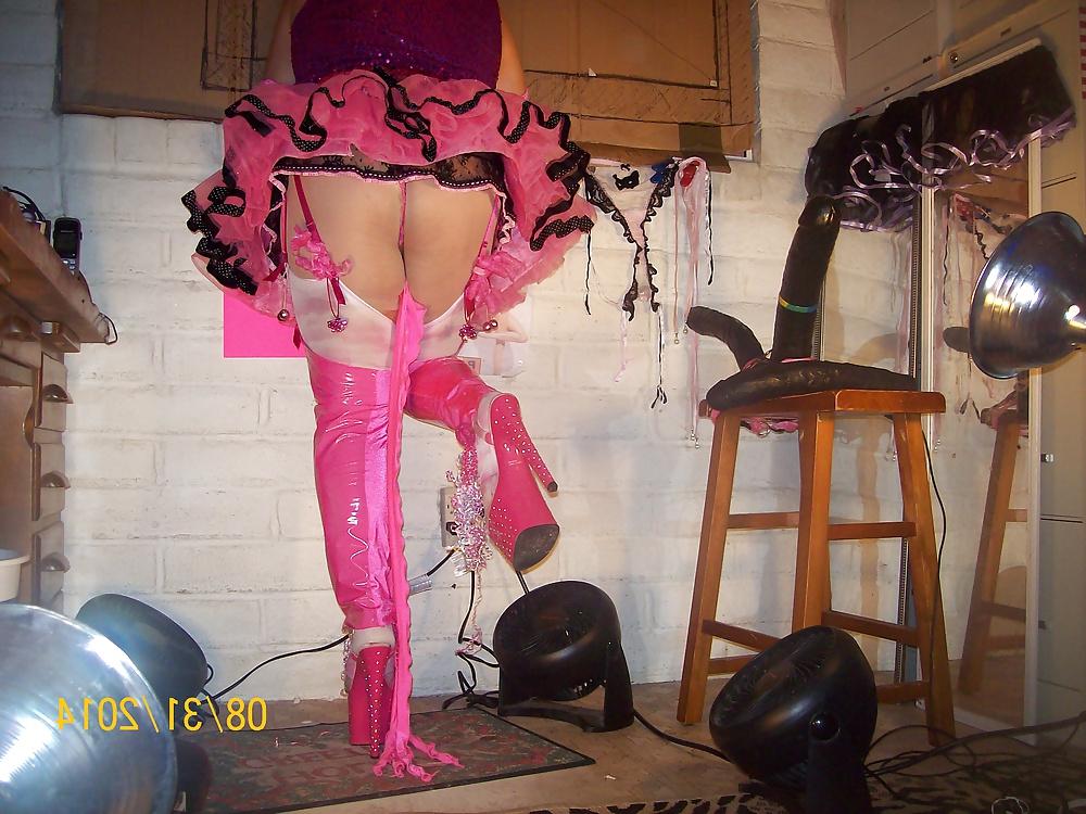 17P Tgirl BBC slut teases her Black Stud Bruce's BBC rock hard