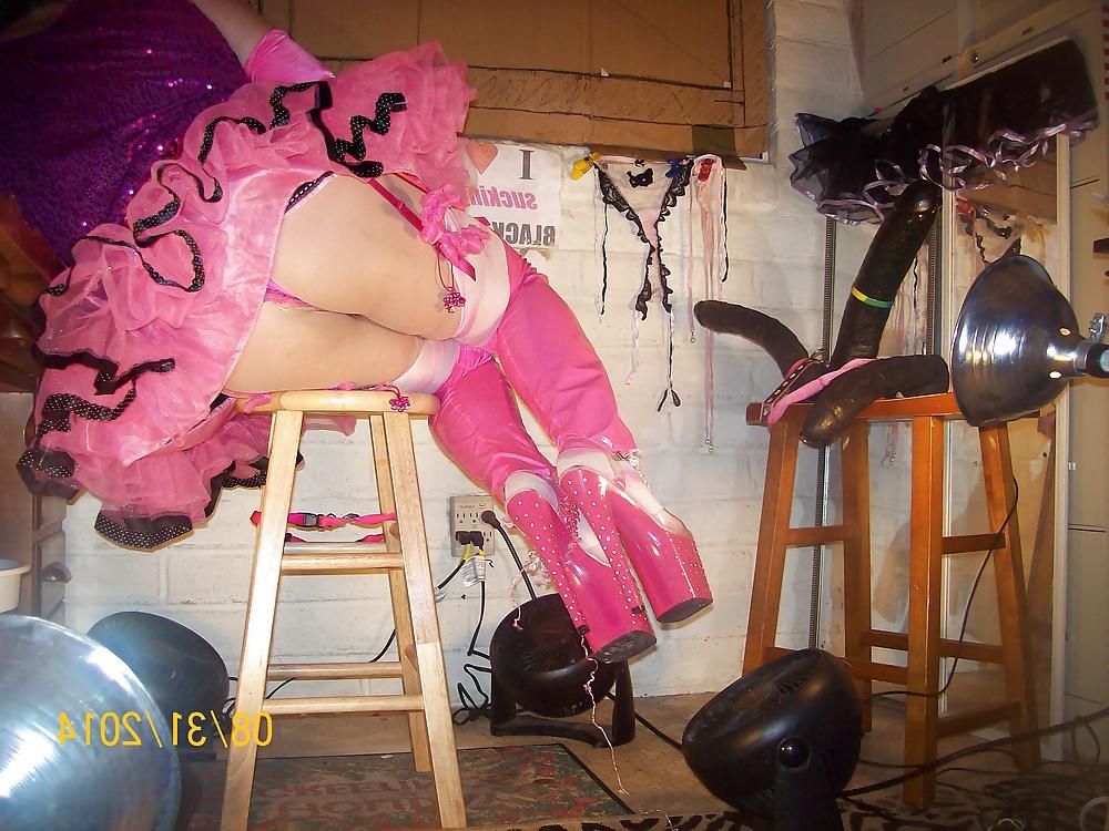 17P Tgirl BBC slut teases her Black Stud Bruce's BBC rock hard