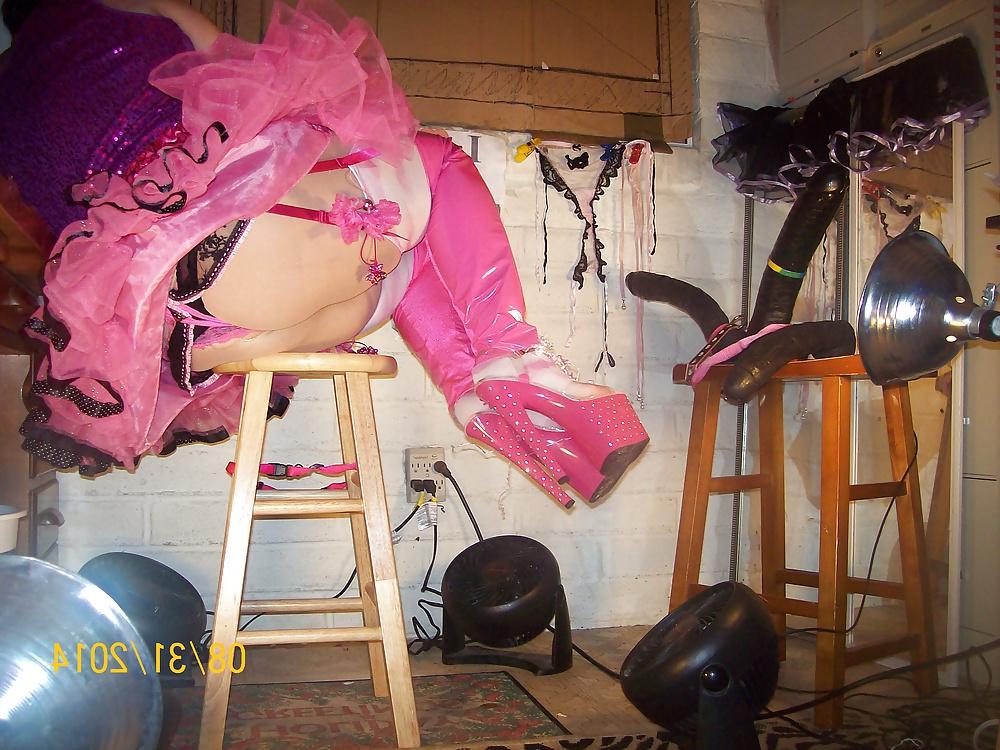 17P Tgirl BBC slut teases her Black Stud Bruce's BBC rock hard