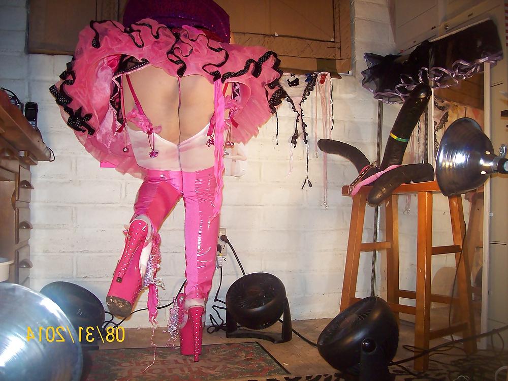 17P Tgirl BBC slut teases her Black Stud Bruce's BBC rock hard
