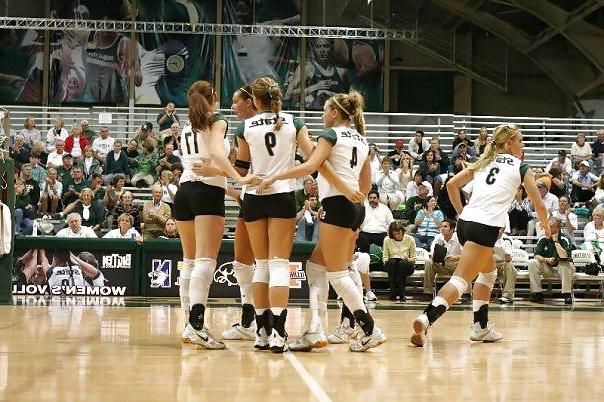25P Insanely Hot College Volleyball Player