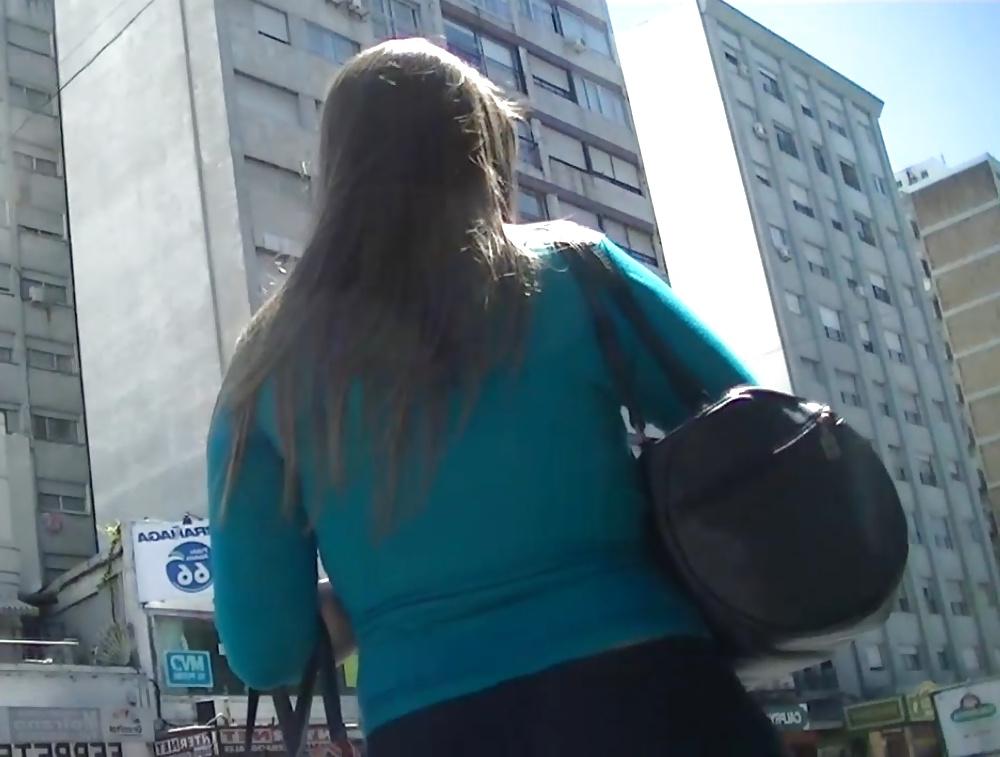 19P Sexy businesswoman with gorgeous BIG ass in tight trousers