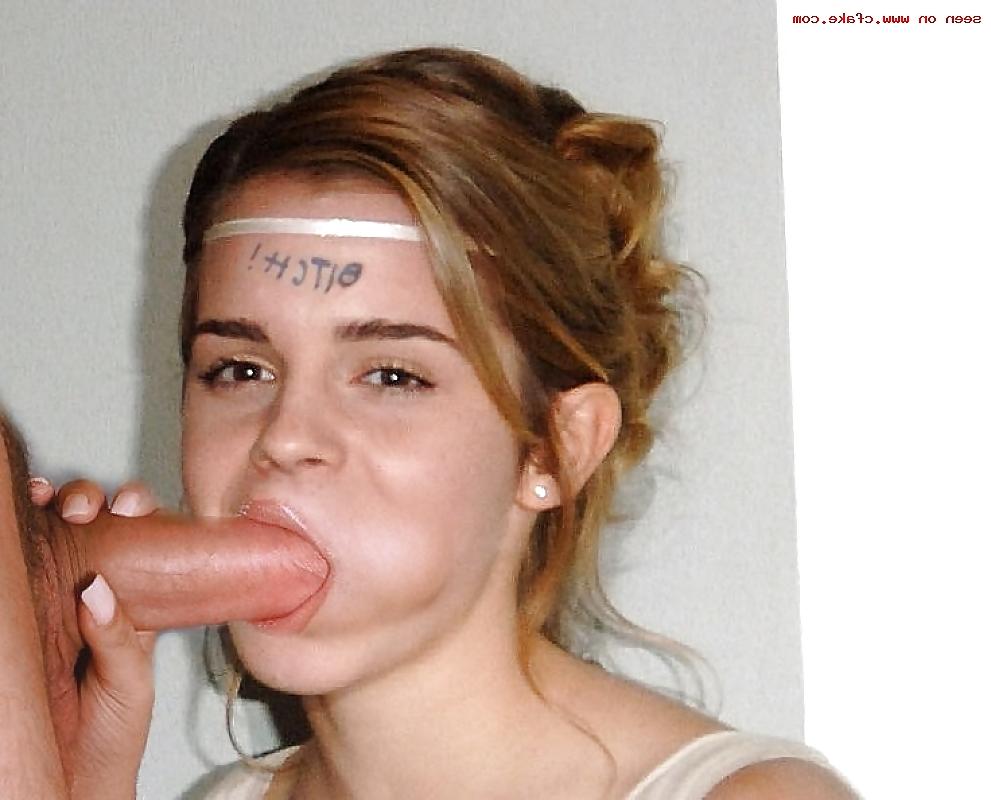 9P Emma Watson with Cocks fakes