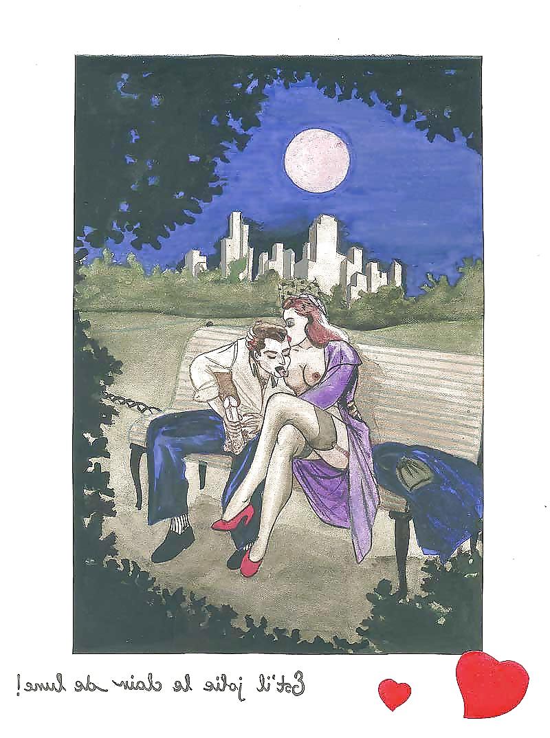 25P Vintage Erotic Drawings 2
