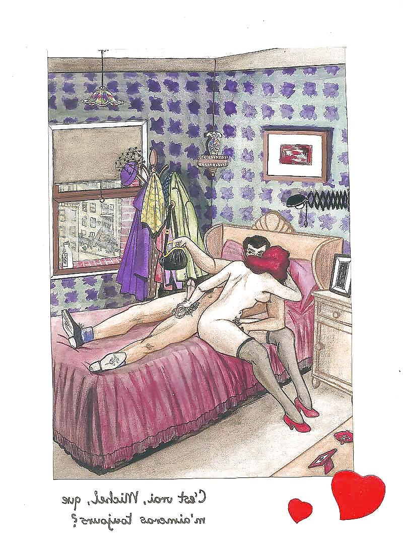 25P Vintage Erotic Drawings 2