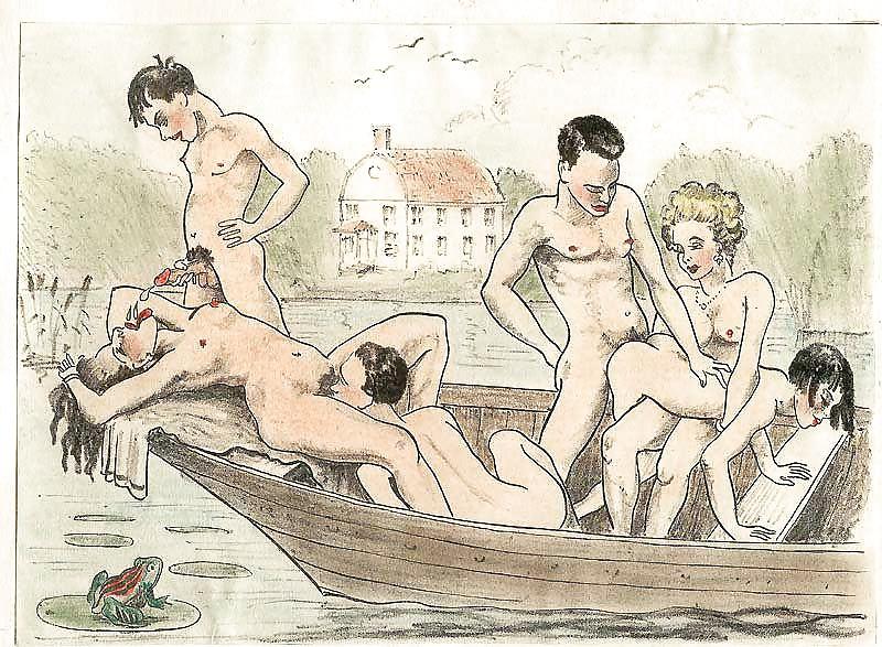 25P Vintage Erotic Drawings 2