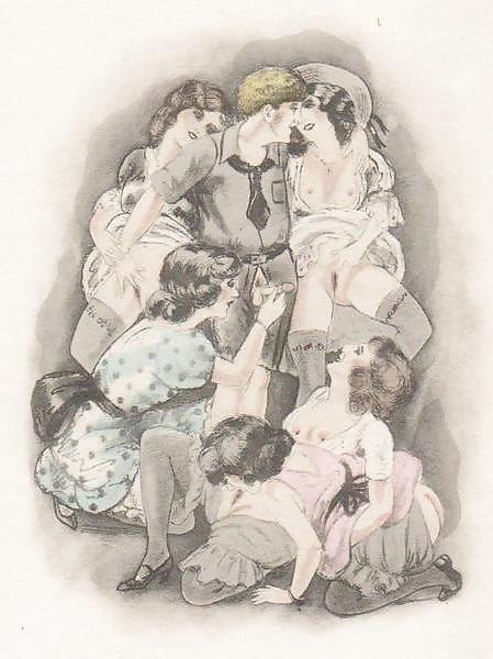 25P Vintage Erotic Drawings 2