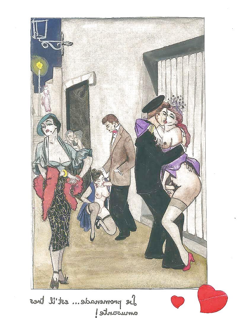 25P Vintage Erotic Drawings 2