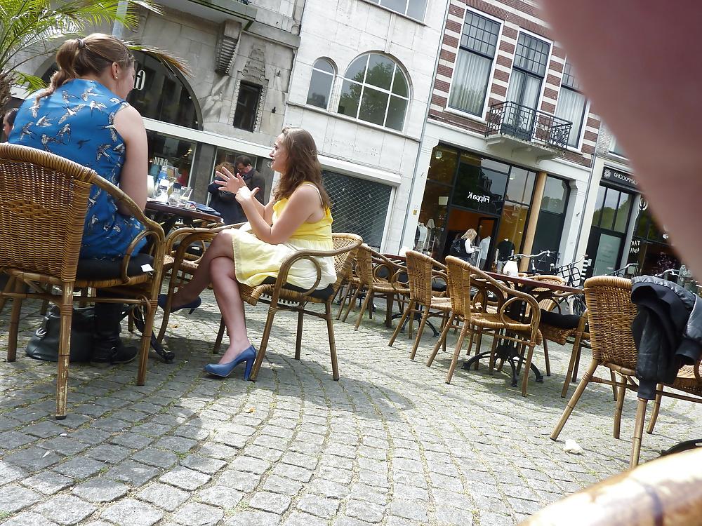 25P GIRLS AND MATURE WOMAN ON A SUNNY DAY IN AMSTERDAM