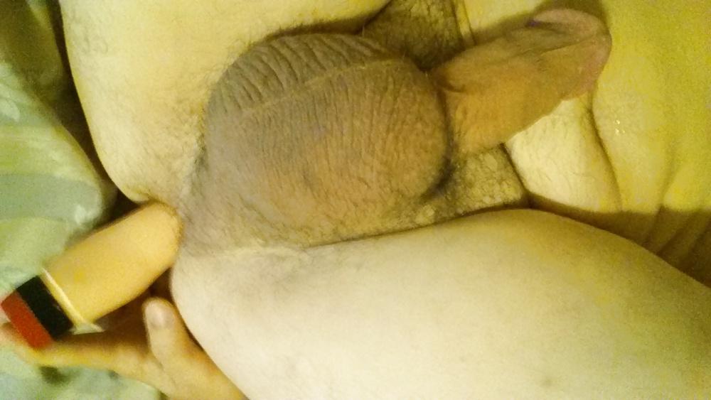 5P Strap on and vibrator - anal 