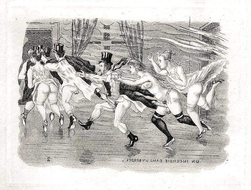 25P Vintage Erotic Drawings 10