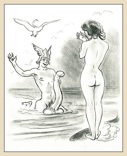 25P Vintage Erotic Drawings 10