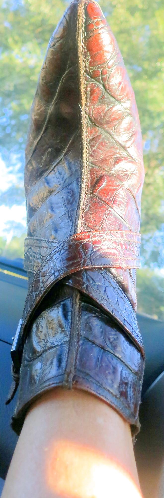 21P DONALD PLI NER SNAKE BOOTS