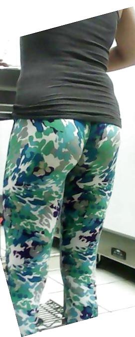 10P Tight latina booty in yoga pants pt.2