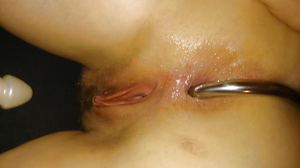 25P Juicy and wet, new anal hook first try