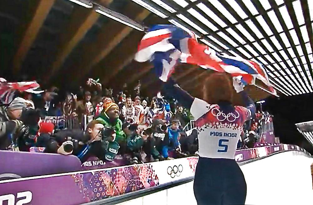 13P Lizzy Yarnold - British Olympic Champion with BIG ass