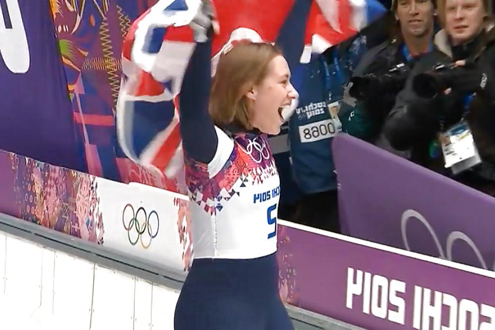 13P Lizzy Yarnold - British Olympic Champion with BIG ass