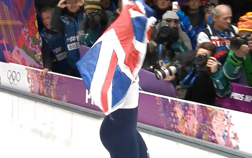 13P Lizzy Yarnold - British Olympic Champion with BIG ass