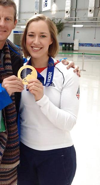 13P Lizzy Yarnold - British Olympic Champion with BIG ass